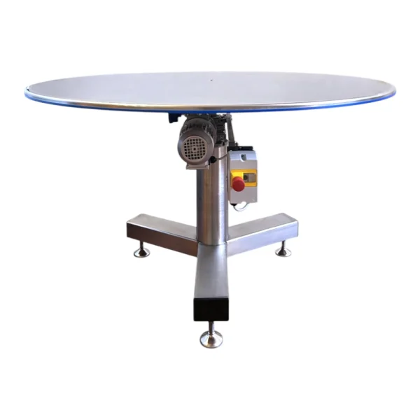 Tavolo rotante piano in acciaio inox Ø 1400 mm